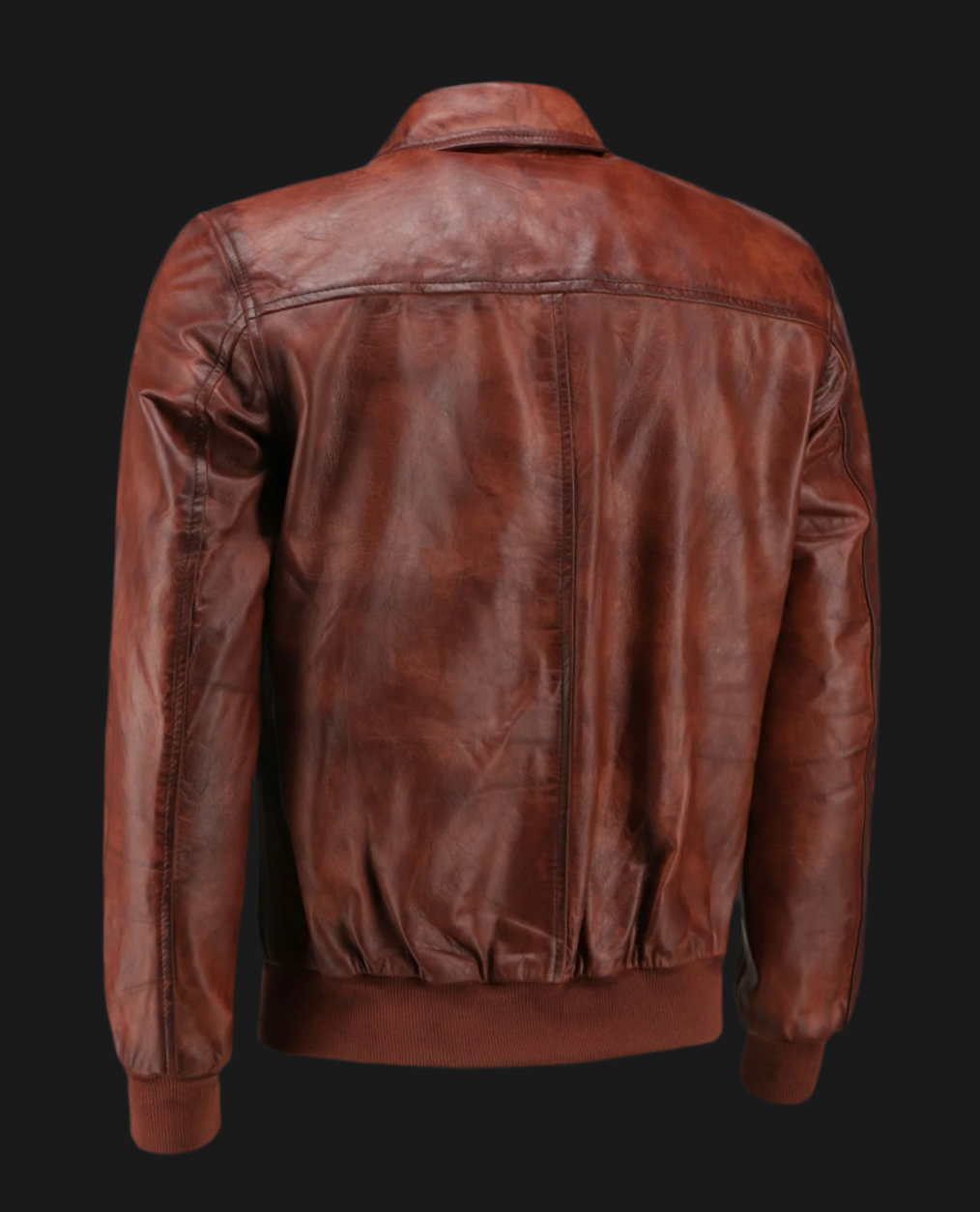 Real Leather Men's Jacket Original Sheepskin leather, Motorcycle jacket. Perfect for riding, touring and cruising.