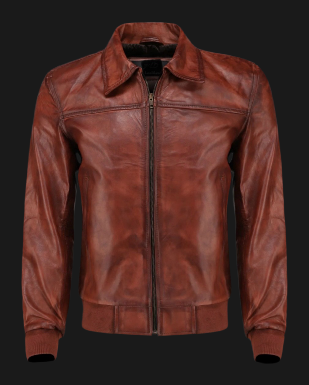 Real Leather Men's Jacket Original Sheepskin leather, Motorcycle jacket. Perfect for riding, touring and cruising.