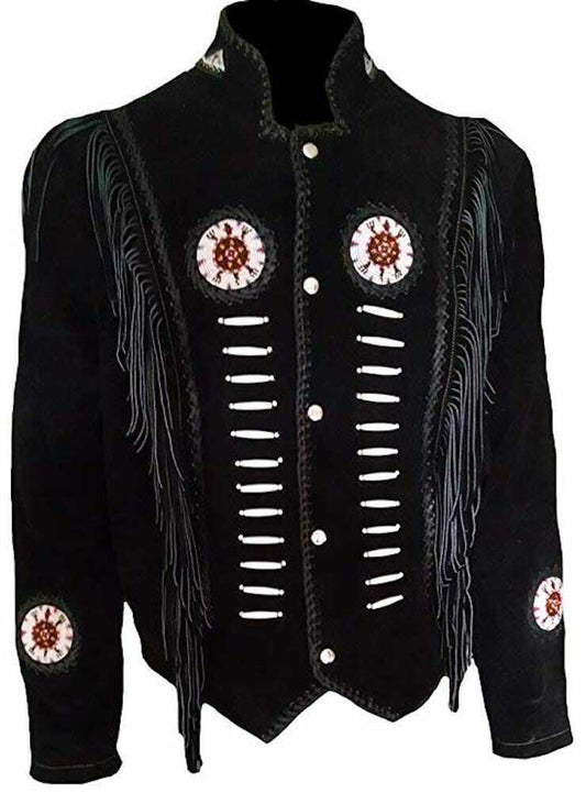 Fringe Suede Jacket western style